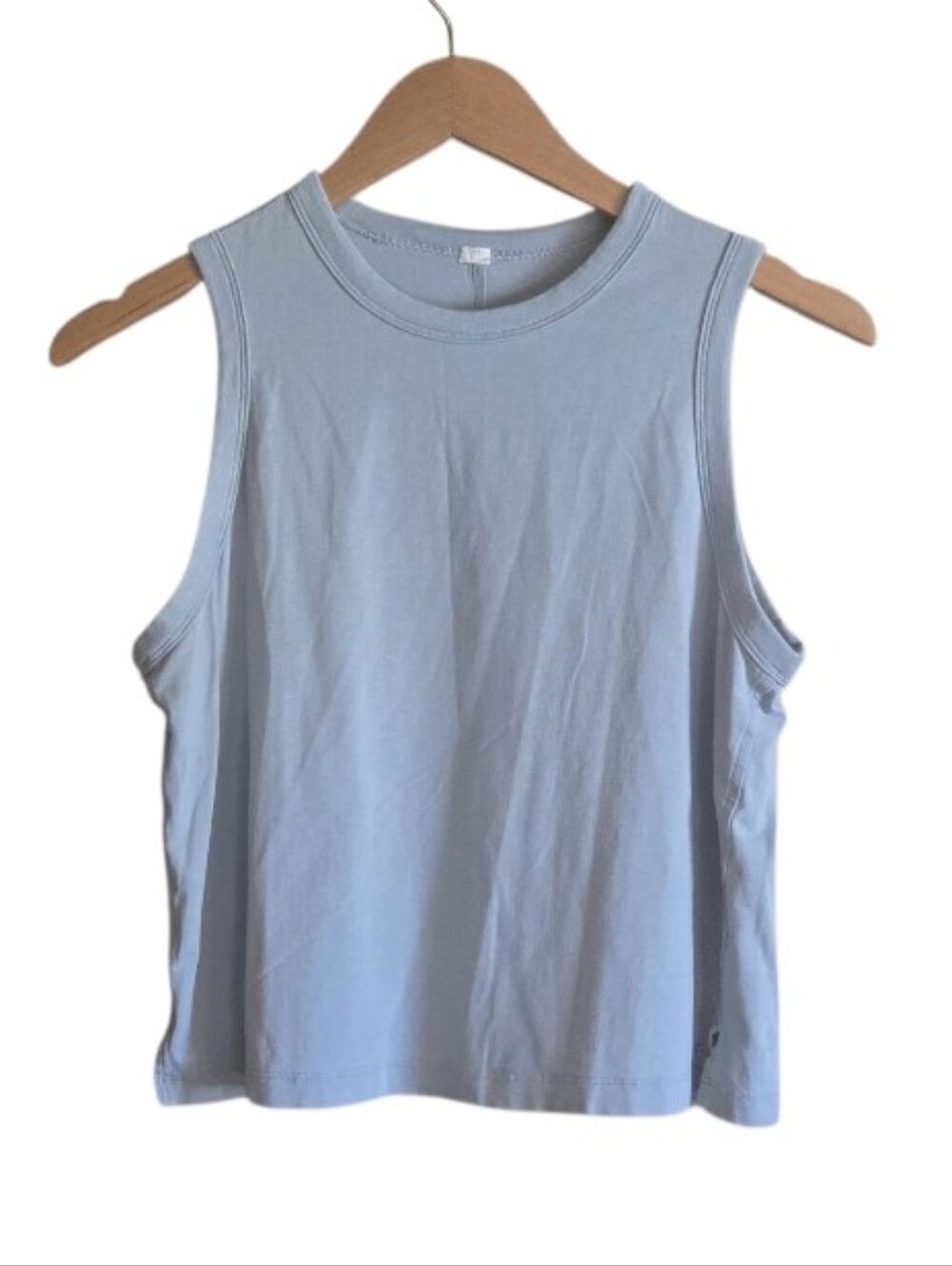 Lululemon Very Light Green Cropped Tank Top